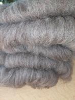 Nieuw gekaarde merino wol, natuurlijk bruin, Nieuw, Ophalen of Verzenden, Spinwol