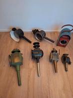 7 oude lampen: koets lamp / trein lantaarn / fiets lamp, Ophalen of Verzenden