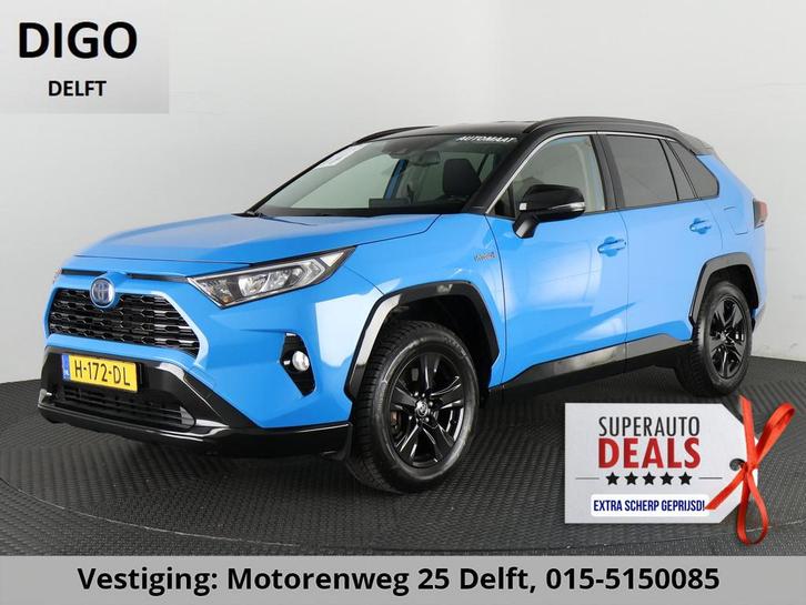 Toyota RAV4 2.5 HYBRID BI-TONE PACK AUTOMAAT GARANTIE 2030*, Auto's, Toyota, Bedrijf, Te koop, Rav4, ABS, Achteruitrijcamera, Adaptive Cruise Control