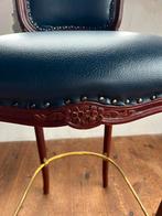 Engelse klassieke barkruk, chesterfield, Huis en Inrichting, Barkrukken, Ophalen, 5 krukken of meer, 60 tot 90 cm, Zo goed als nieuw