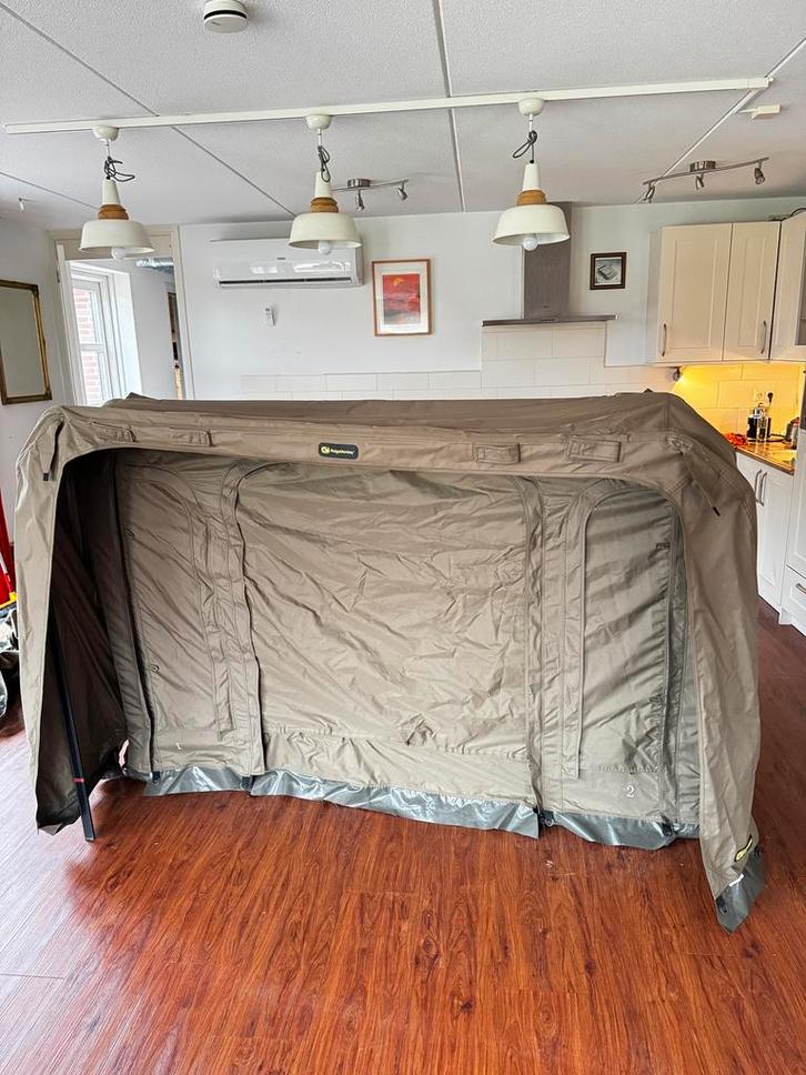 Ridgemonkey xf1 tent goede staat met extra doek, Watersport en Boten, Hengelsport | Karpervissen, Zo goed als nieuw, Overige typen