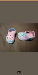 Crocs / Frogs maat 20 roze, blauw en wit, Crocs, Jongetje of Meisje, Ophalen of Verzenden, Gebruikt