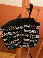 Barcelona Schoudertas - Leuke print!, Ophalen of Verzenden, Zo goed als nieuw, Zwart, Schoudertasje