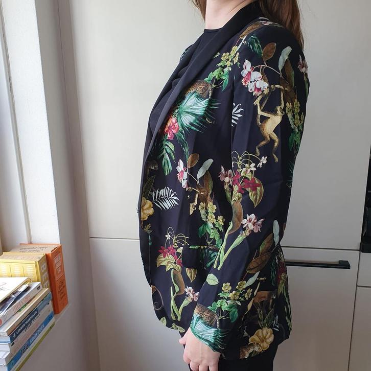 Nieuwe zwarte blazer met jungle print Sissy Boy maat M, Kleding | Dames, Jasjes, Kostuums en Pakken, Nieuw, Jasje, Maat 38/40 (M)