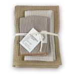 Aspegren Denmark Biologisch Katoen Set Theedoek, vaatdoekjes, Huis en Inrichting, Keuken | Textiel, Beige, Aspegren Denmark, Nieuw