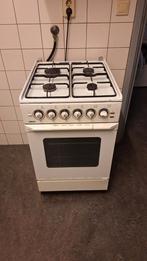 Oven Fornuis Combinatie - 50cm Breed, Ophalen, 4 kookzones, Gas, Vrijstaand