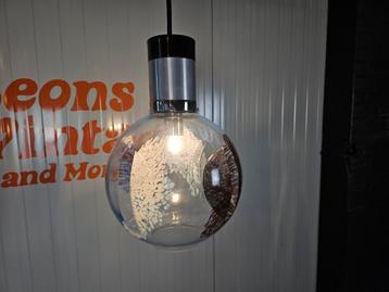Vintage Italiaanse hanglamp, Murano glas beschikbaar voor biedingen