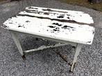 BROCANTE FRANSE HOUTEN EETTAFEL, Huis en Inrichting, Tafels | Eettafels, Ophalen, Gebruikt, 50 tot 100 cm, 100 tot 150 cm