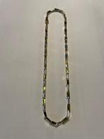 modern gouden collier/ketting, Ophalen of Verzenden, Zo goed als nieuw, Goud, Goud