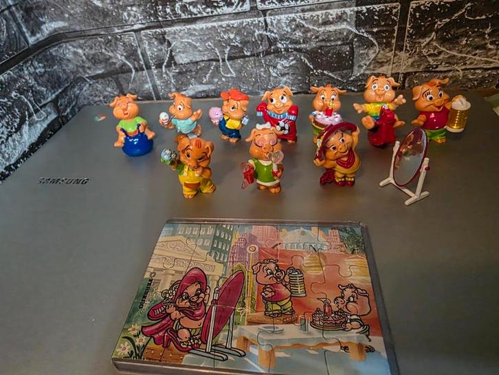 Ferrero Kinder Surprise Pinky Piggys 2000 - Complete Set, Verzamelen, Verrassingseieren, Nieuw, Hardplasticfiguren, Ophalen of Verzenden