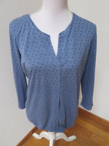 S93 TOM TAILOR shirt rook blauw maat M 38/40	 beschikbaar voor biedingen