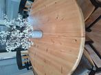 Zeer mooie massief houten eettafel, inc. houten stoelen, Huis en Inrichting, Ophalen, 200 cm of meer, 50 tot 100 cm, Zo goed als nieuw