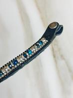 Frontriem blauw maat pony, Dieren en Toebehoren, Ophalen of Verzenden, Zo goed als nieuw, Dressuur