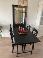 Eethoek met spiegel, Huis en Inrichting, Complete eetkamers, Ophalen, Gebruikt, 4 tot 6 stoelen