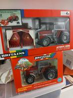2 Britains MF Modellen - Ferguson 3680 & Kemper, Ophalen of Verzenden, Zo goed als nieuw, Auto, Overige merken
