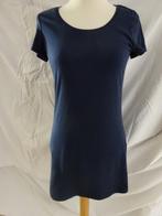 HEMA blauwe stretch jurk - maat S, Verzenden, Zwart, Zo goed als nieuw, Maat 36 (S)