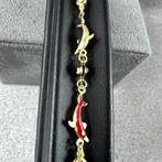 Gouden armband | 14K | 2,9gr | kinderband dolfijn | 395422, Ophalen of Verzenden, Zo goed als nieuw, Goud, Goud