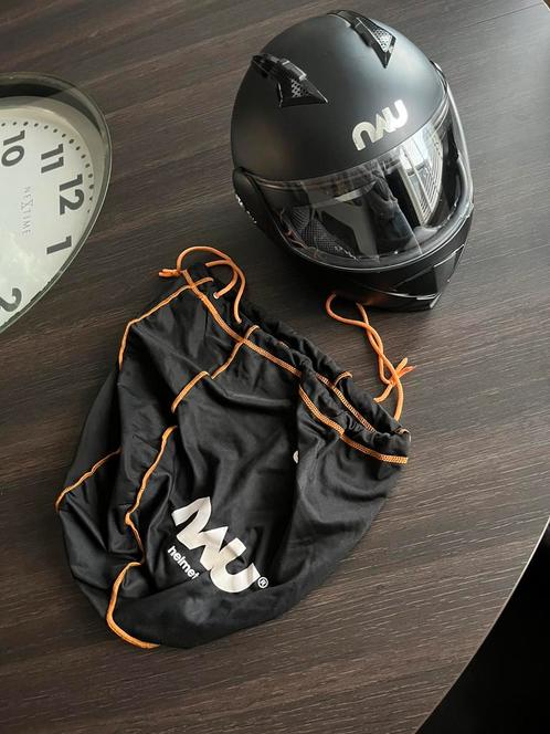 Nau Due Tec Scooterhelm, zo goed als nieuw, maat M, Fietsen en Brommers, Brommerhelmen, Zo goed als nieuw, Medium, Ophalen of Verzenden