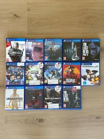  PS4 Games Collectie – Top titels, goede staat! beschikbaar voor biedingen