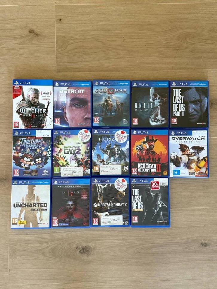 PS4 Games Collectie – Top titels, goede staat!, Spelcomputers en Games, Games | Sony PlayStation 4, Zo goed als nieuw, Overige genres