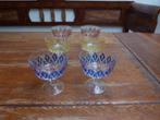 6 vintage champagnecoupes, VMC Reims Harlequin, Antiek en Kunst, Antiek | Glas en Kristal, Ophalen of Verzenden