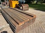 Gebruikte hardhouten palen- damwandplanken, gerecycled azobe, Doe-het-zelf en Verbouw, Hout en Planken, Ophalen, Gebruikt, Plank