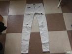 ecru destroyed / ripped skinny Supertrash jeans, mt 30, Supertrash, Verzenden, Wit, Zo goed als nieuw