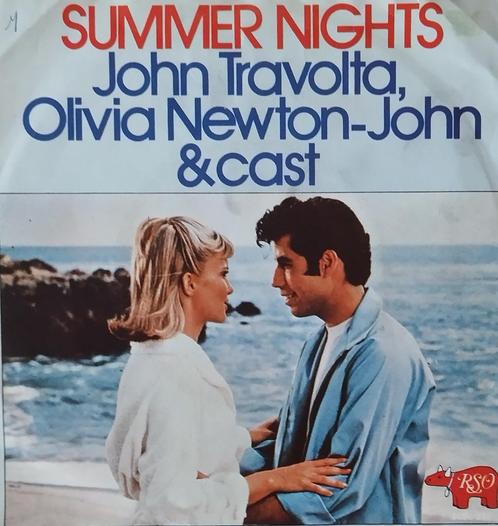 John Travolta & Olivia Newton John - Summer nights, Cd's en Dvd's, Vinyl Singles, Zo goed als nieuw, Single, Pop, 7 inch, Verzenden