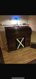 Secretaire met rolluik - Bureau, Huis en Inrichting, Ophalen, Gebruikt, Bureau