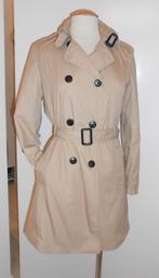 Stradivarius trenchcoat donkerbeige mt S/M, Beige, Ophalen of Verzenden, Zo goed als nieuw, Maat 36 (S)