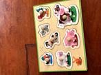 Houten puzzels, Kinderen en Baby's, Speelgoed | Kinderpuzzels, Van hout, Minder dan 10 stukjes, Gebruikt, 6 maanden tot 2 jaar
