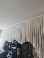 Vitrage met 2 bogen kleur licht crème 300 % plooi, Huis en Inrichting, Stoffering | Gordijnen en Lamellen, 200 cm of meer, Nieuw