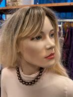 Vintage zittende vrouwelijke hindsgaul mannequin paspop, Ophalen, Gebruikt, Hindsgaul, Pop