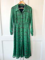 Ana Alcazar midi jurk groen/zwart, maat 36, Kleding | Dames, Ophalen of Verzenden, Zo goed als nieuw, Maat 36 (S), Onder de knie