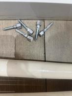 Witte trap leuning - 4 stuks, Ophalen of Verzenden, Gebruikt, 100 tot 250 mm, Overige typen