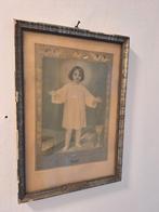 Mooi vintage tekening in lijst, Ophalen of Verzenden