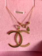18k gold CC necklace, Ophalen of Verzenden, Nieuw, Goud, Goud