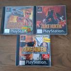 Duke Nukem met boekjes Playstation 1 spellen 3x, Spelcomputers en Games, Games | Sony PlayStation 1, Gebruikt, Shooter, 1 speler