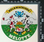 Sticker: Melotte Melkmachines, Ophalen of Verzenden, Zo goed als nieuw, Bedrijf of Vereniging