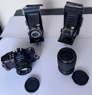 Oude foto camera’s beschikbaar voor biedingen