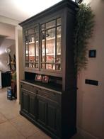 Buffet kast Zwart, Ophalen, Gebruikt, 100 tot 150 cm, 200 cm of meer