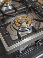 🔥Luxe Fornuis Boretti 120cm antraciet + rvs 7 pits 2 ovens, Witgoed en Apparatuur, Fornuizen, Niet ingevuld, 60 cm of meer, Niet ingevuld