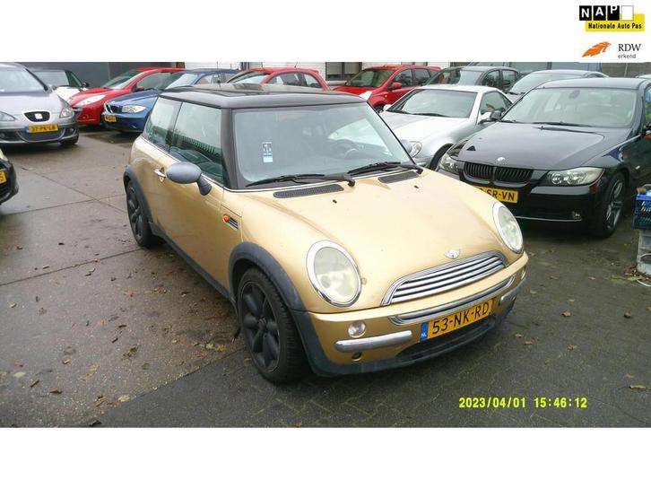 Mini Mini 1.6 One Salt autom airco elek pak nap apk, Auto's, Mini, Te koop, One, ABS, Airbags, Boordcomputer, Centrale vergrendeling