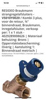 Strangregel Afsluiter, Doe-het-zelf en Verbouw, Buizen en Afvoer, Ophalen of Verzenden, Nieuw, Minder dan 2 meter