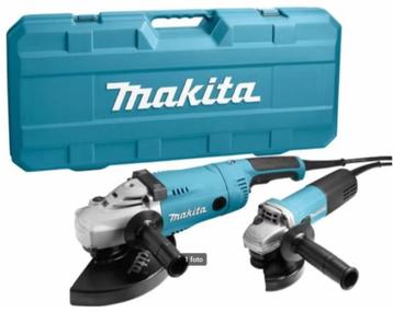 Makita haakse slijpers (set in koffer) --- NIEUW beschikbaar voor biedingen
