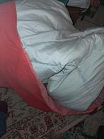 Gratis 1 persoons dekbed met overtrek, Ophalen, Gebruikt, Eenpersoons, Wit
