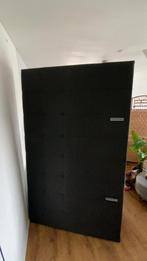 Hoofdbord boxpring 180cm breed grijs/antraciet, Ophalen, Tweepersoons, 200 cm, 180 cm