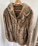Korte bontjas maat 40 - Echt bont, Ophalen of Verzenden, Gedragen, Maat 38/40 (M), Bruin