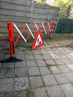 Afzethek geschaard en afzetbord wegwerkzaamheden, Ophalen, Zo goed als nieuw, Overige typen, 5 meter of hoger