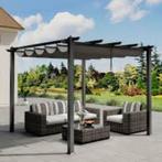 aluminum pergola + beschermingshoes + reserve doek 260 / 260, Ophalen of Verzenden, Gebruikt